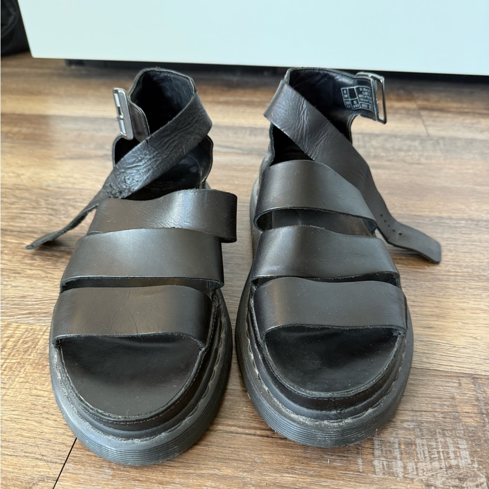Dr. Martens Black Clarissa Sandals